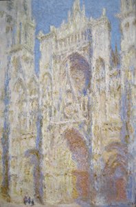 Catedral de Rouen, fachada oeste, luz del sol de Claude Monet